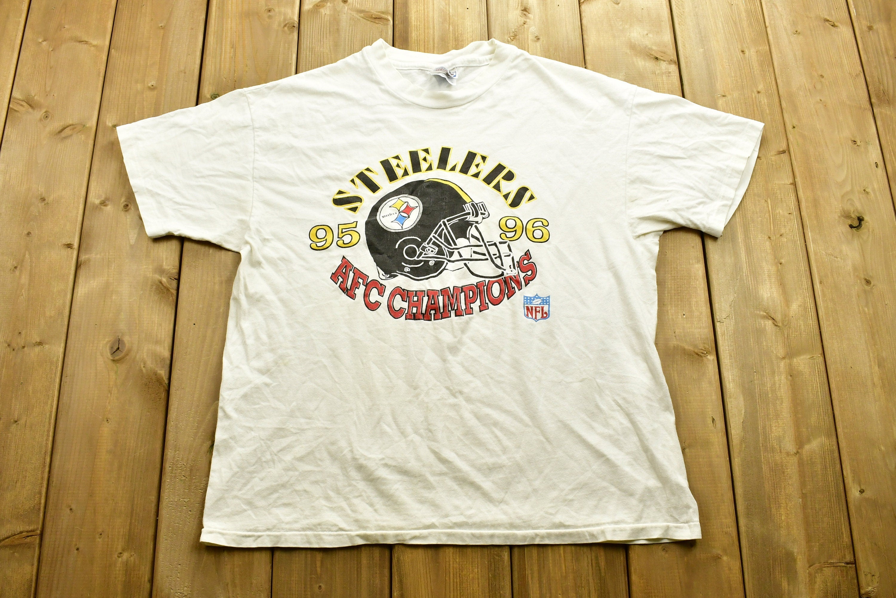 Vintage 1995 Pittsburgh Steelers AFC Champions T-Shirt