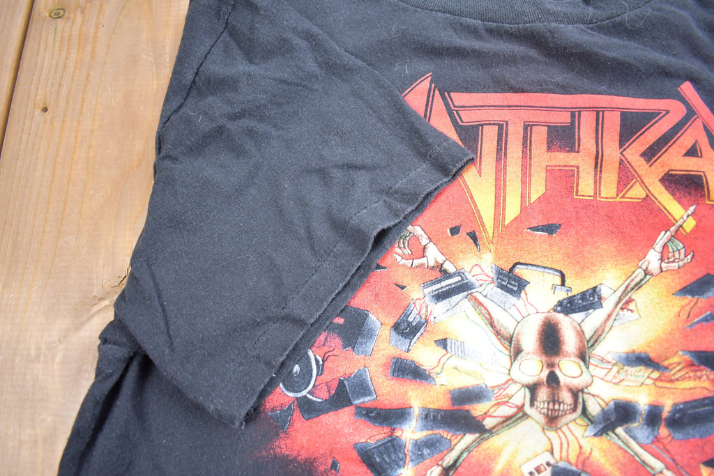 Vintage 1991 Anthrax Killer B Tour Band T-shirt