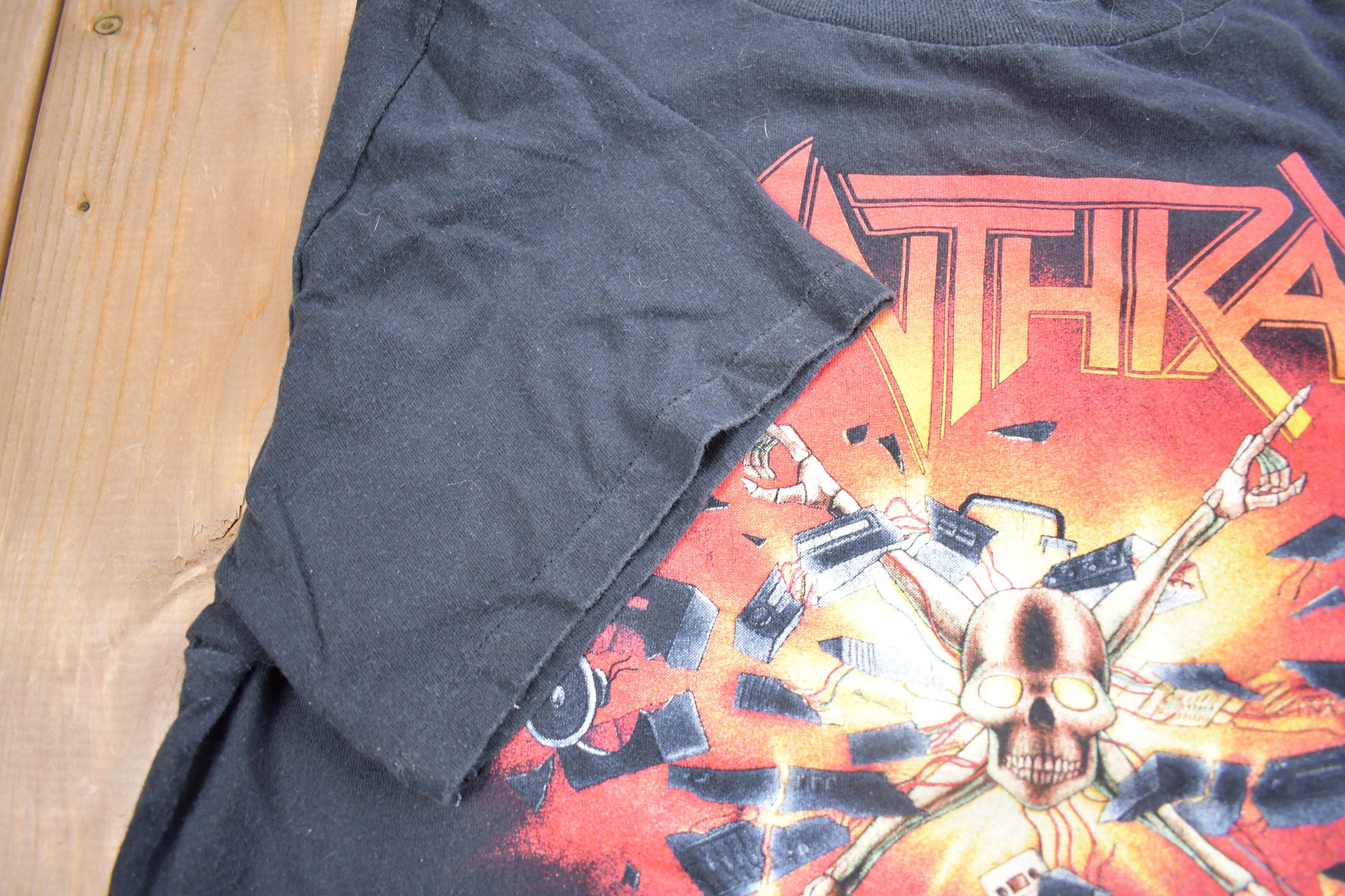 Vintage 1991 Anthrax Killer B Tour Band T-shirt