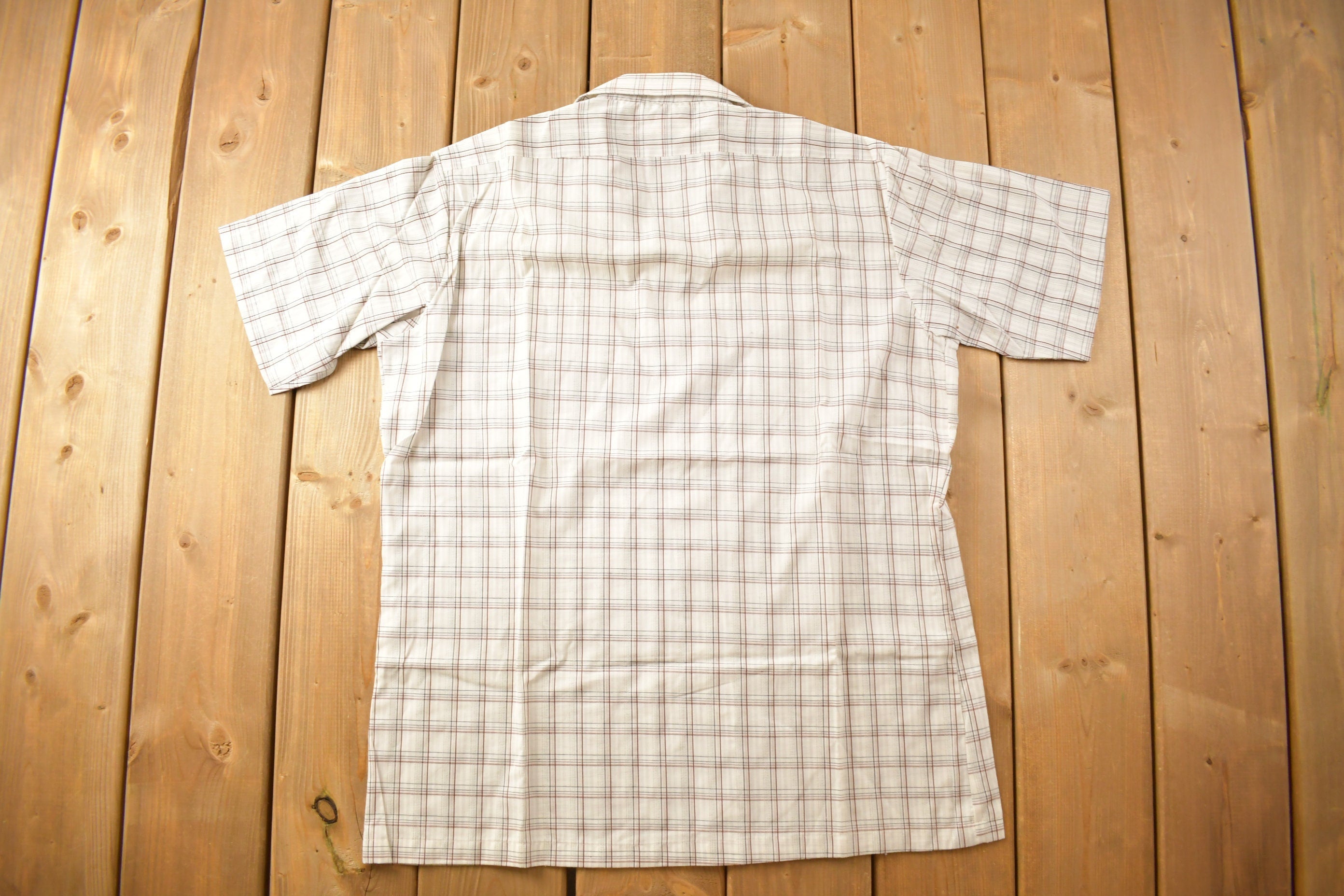 Vintage 1990s First Shirt Striped Button Up Shirt