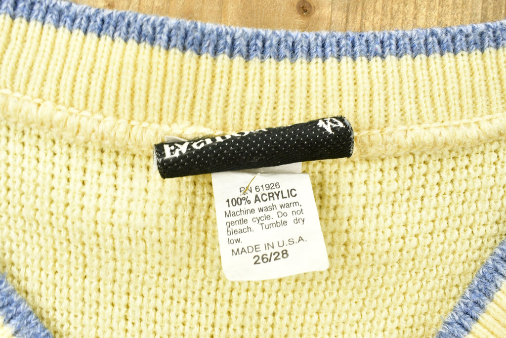 Vintage 90'S Knitted Sweater Made In USA
