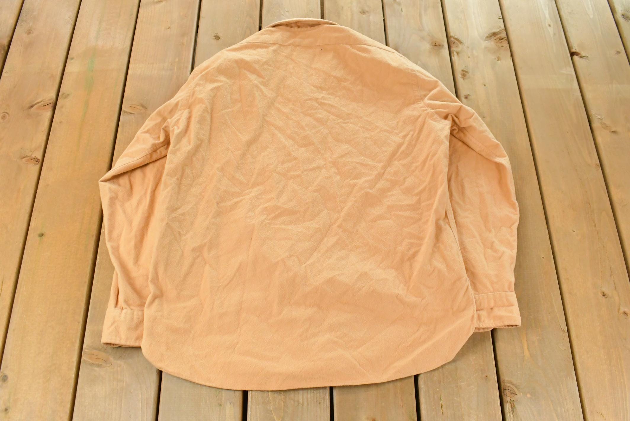 Vintage 1990s L.L. Bean Cloth Button Up Shirt Men's L