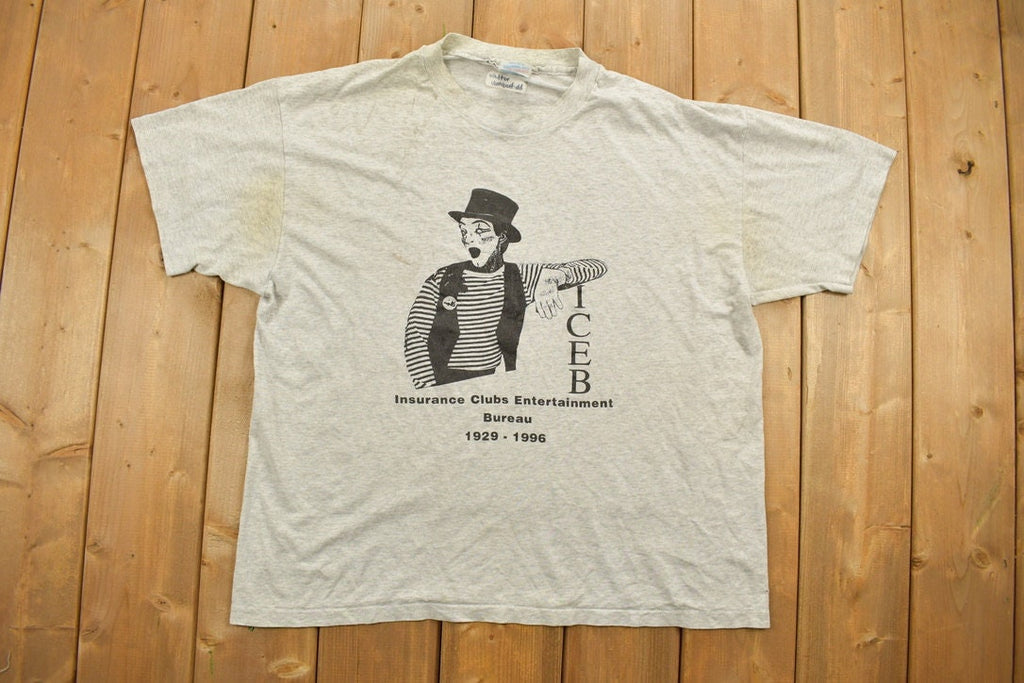 Vintage 1990s ICEB Entertainment Graphic T-Shirt