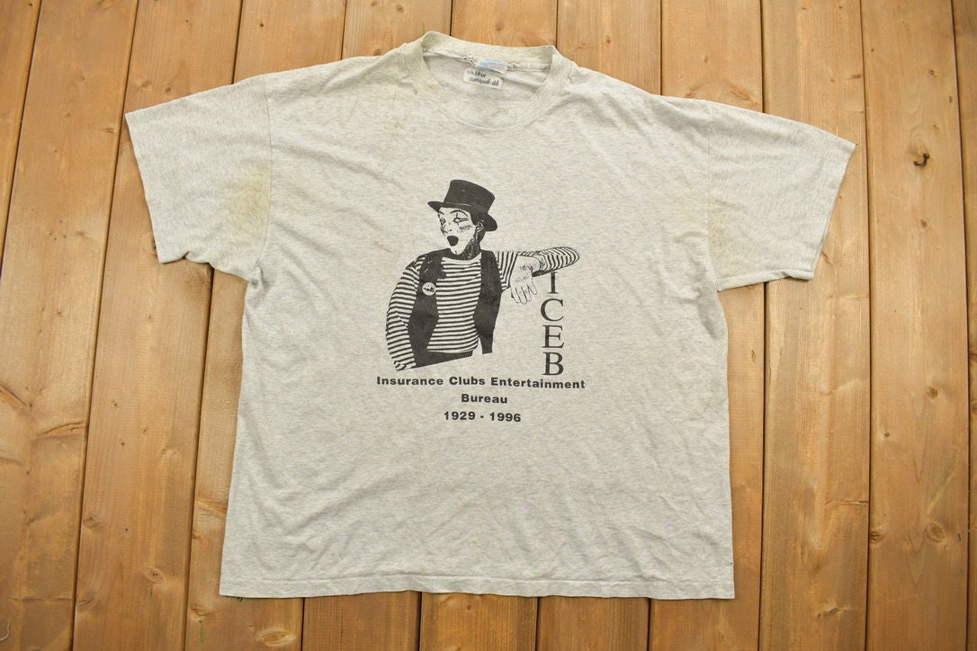 Vintage 1990s ICEB Entertainment Graphic T-Shirt