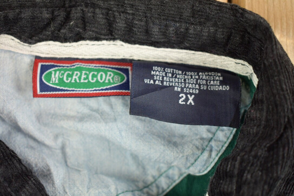 Vintage 1990s McGregor Rugby Collared Shirt 90s Collared Button Up
