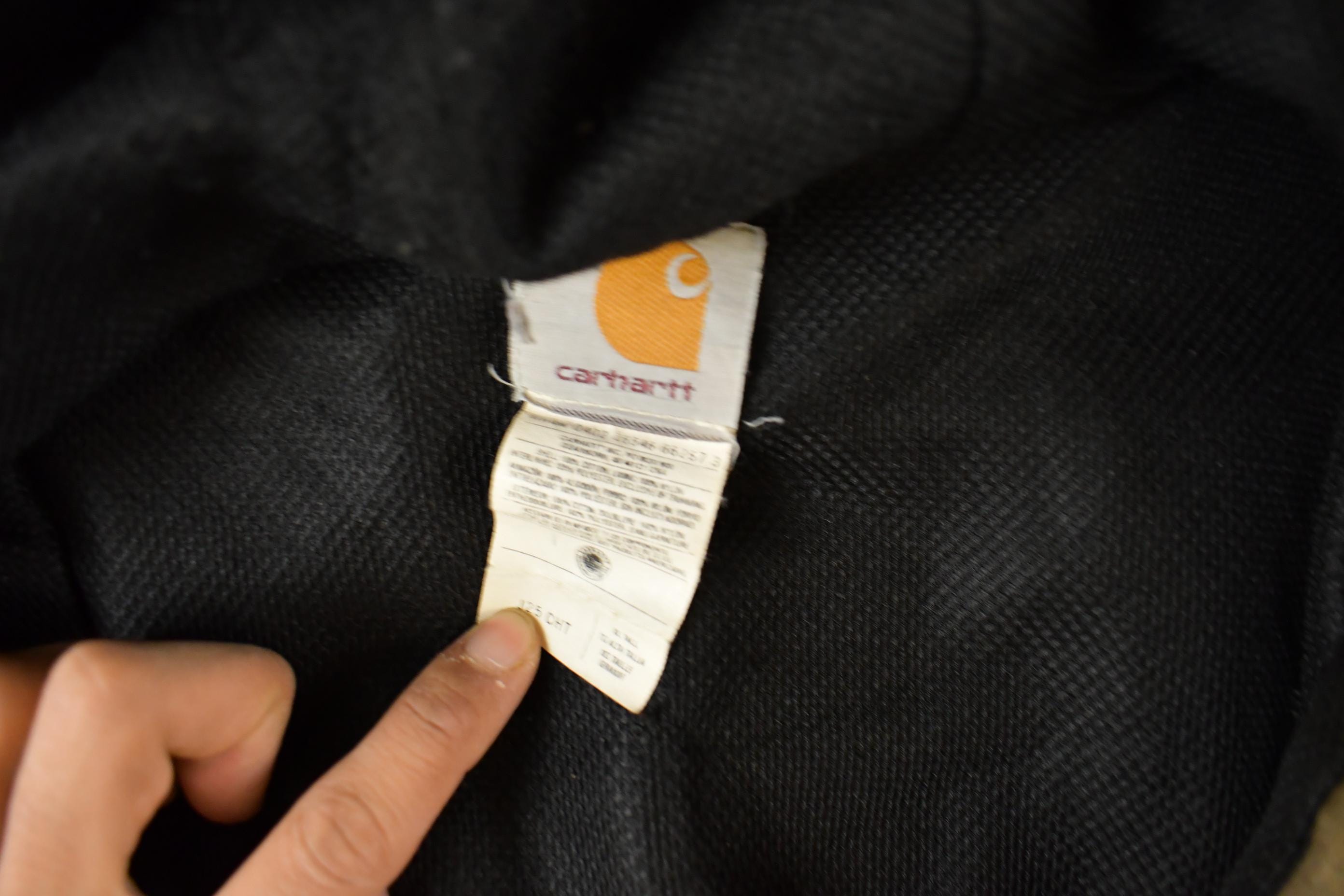 Vintage 1990s Carhartt Hooded Work Jacket Men's XL Tall