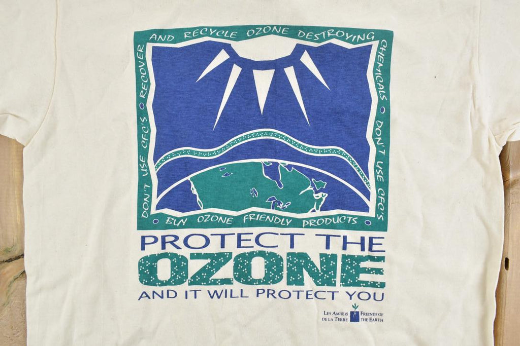 Vintage 1990s Protect The Ozone Souvenir T-Shirt