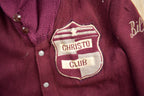Vintage 1980s Christo Club Reversible Varsity Jacket