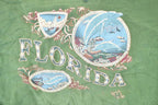 Vintage 1990s Florida Dolphins Cute Crewneck Sweatshirt Men's L