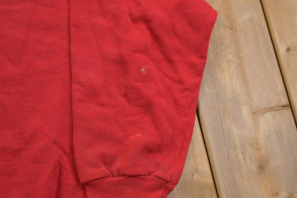 Vintage 1990s Discus Active Boxy Sun-faded Crewneck Sweatshirt Made In USA