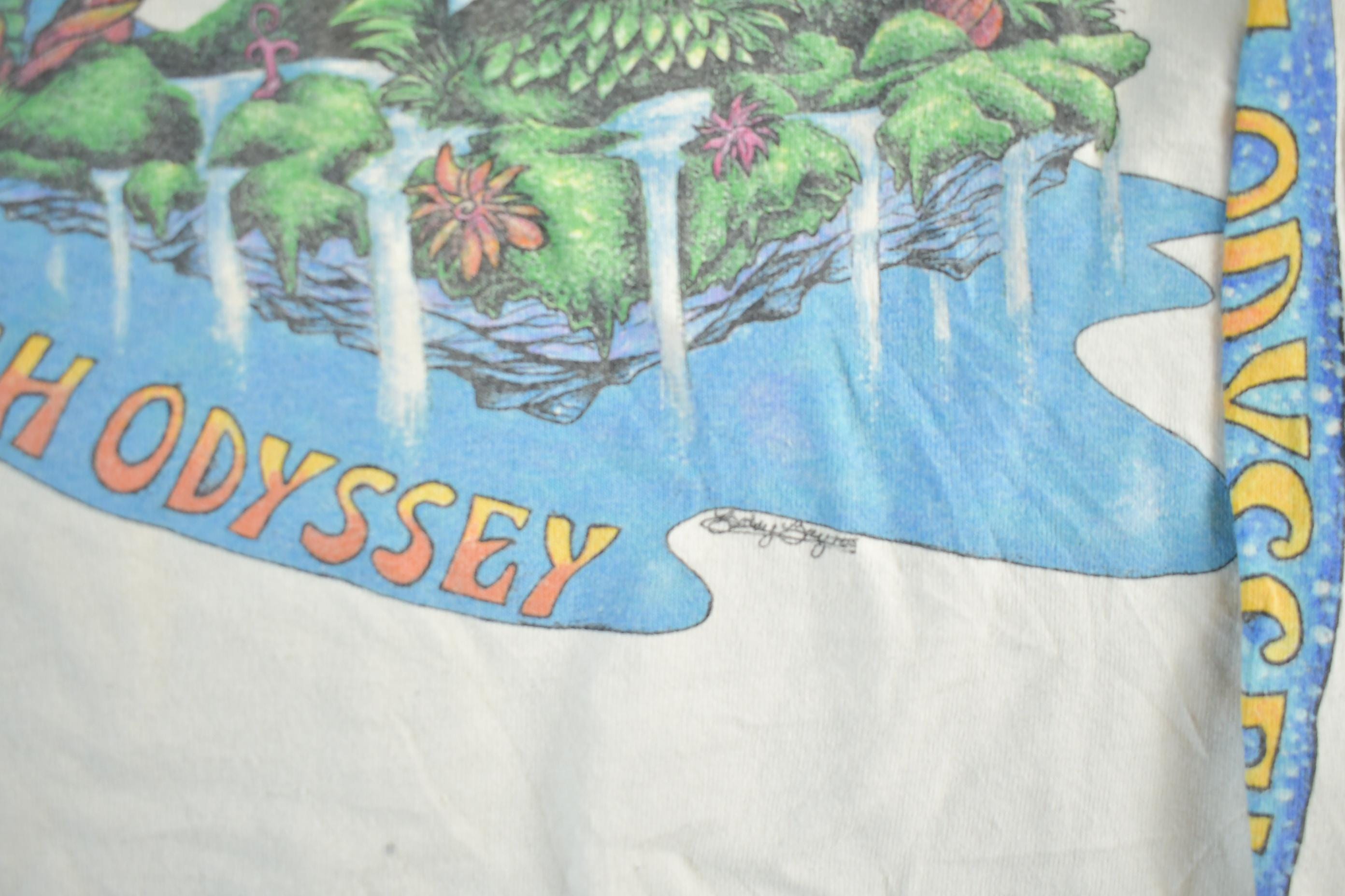 Vintage 2001 A Beach Odyssey Jimmy Buffet Tour T Shirt Men's Medium