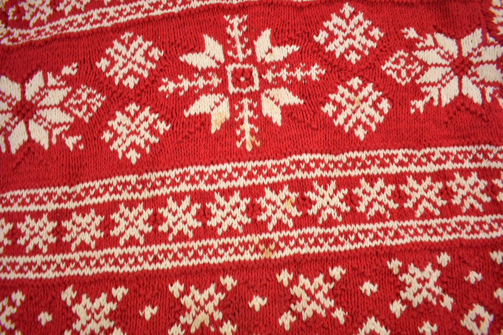 Vintage 1990s Lauren Ralph Lauren Snowflake Knit Women's Sweater