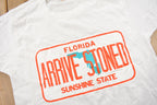 Vintage 1980s Florida T Sunshine State Funny Graphic Souvenir T Shirt