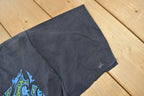 Vintage 1990s FEARLESS All Over Print Skull Graphic T-Shirt