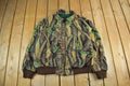 Vintage 1990s Tree Camo Zip Up Fleece Sweater Jacket Men's XL  Outdoors Hunting Gear  Outdoorsman  Cozy Sweatshirt