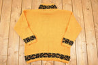 Vintage 1990s Agatha Kelsey Knit Turtleneck Sweater Women's XL