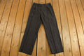 Vintage 1980s Levi's Pleated Plaid Pants Size 29 x 28