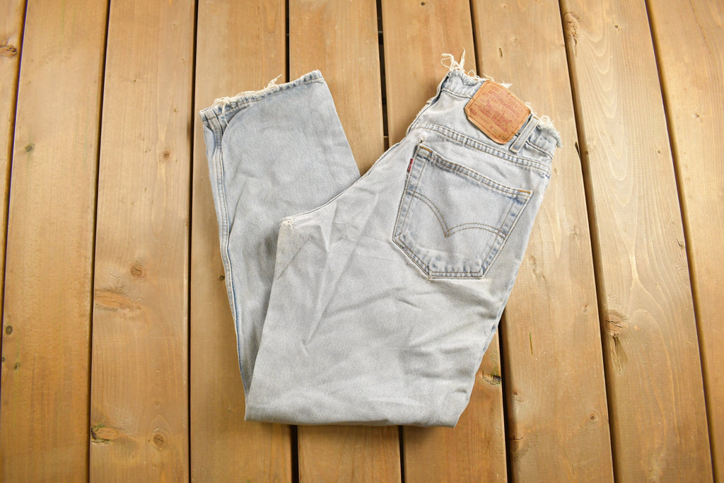Vintage 1990s Levi's 550 Red Tab Jeans Size 30 x 28.5