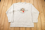 Vintage 2000 Looney Tunes Embroidered Fleece Crewneck Sweatshirt