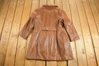Vintage 1990s Danier Brown Leather Jacket
