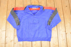 Vintage 1990s Chinawear Unique Collared Crewneck Sweatshirt Men's L