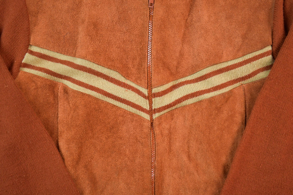 Vintage 1980s Fleetwood Women's Full Length Leather Hooded Bomber Style Coat