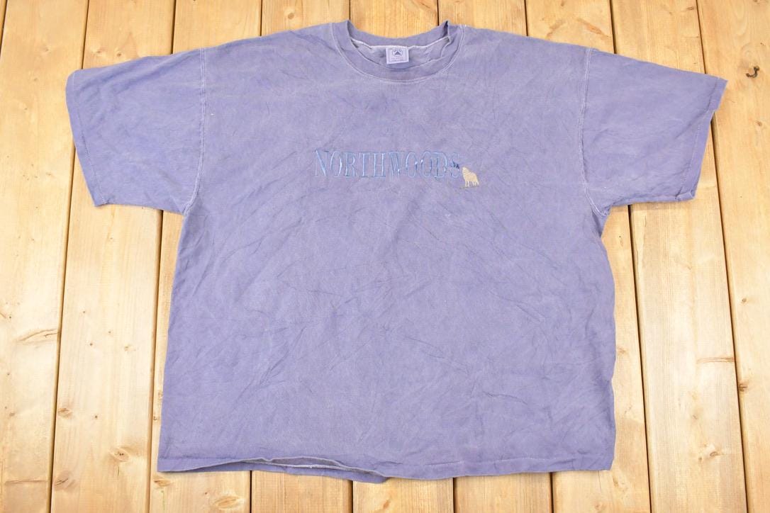 Vintage 1990s Northwoods Souvenir Travel Outdoorsman T-Shirt Men's XL