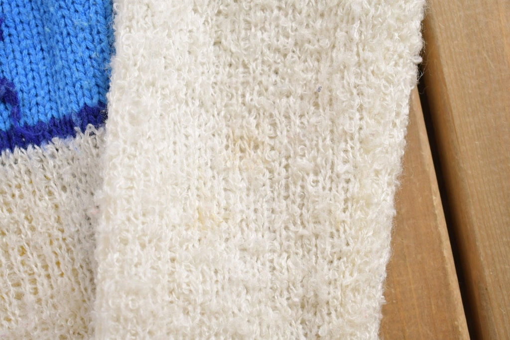 Vintage 1970s Miss Holly Abstract Cute Knitted Sweater