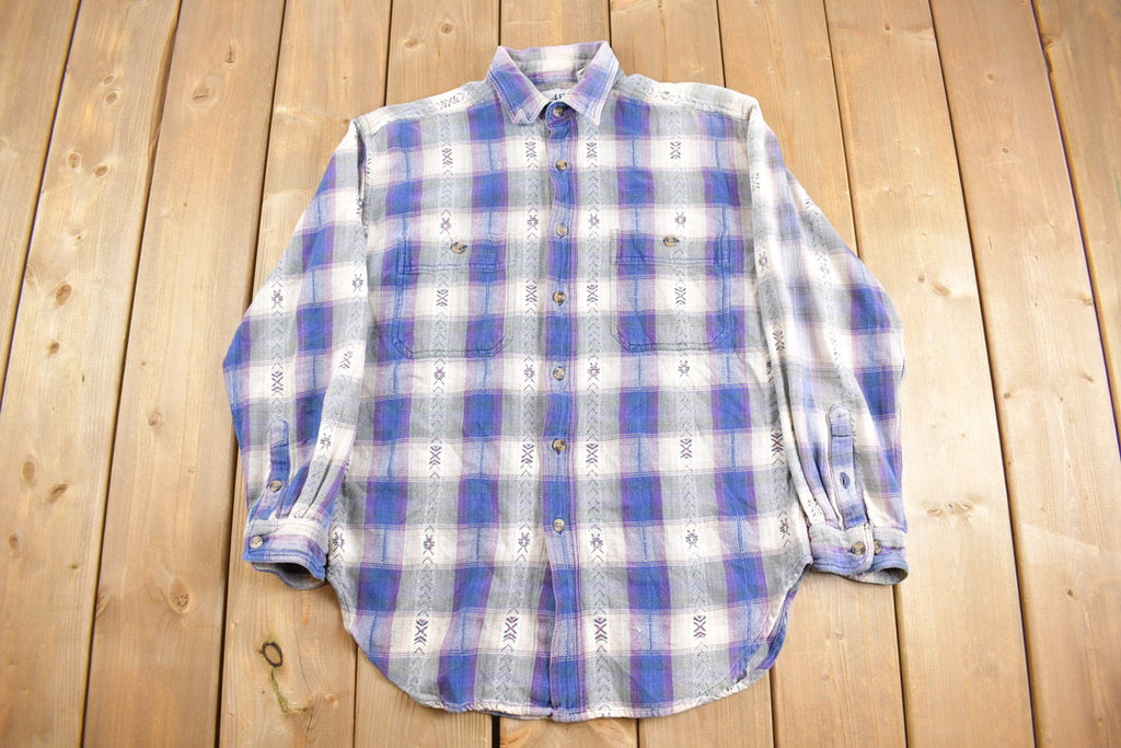Vintage 1990s 417 By Van Heusen Plaid Button Up Shirt