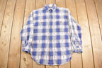 Vintage 1990s 417 By Van Heusen Plaid Button Up Shirt