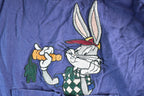 Vintage 1990s Bugs Bunny Elmer Fudd Looney Tunes Button Up Shirt Mens L