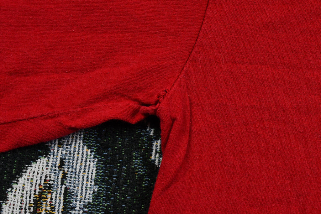 Vintage 1994 Tucking Me In Could Tucker You Out Cropped Single Stitch T-Shirt