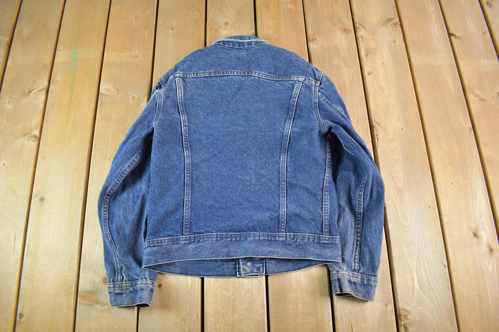 Vintage 1980s Lee Denim Jean Trucker Jacket Men's Small