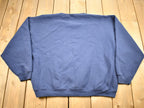 Vintage 1990s Russell Athletics Navy Blue Blank Crewneck Sweatshirt