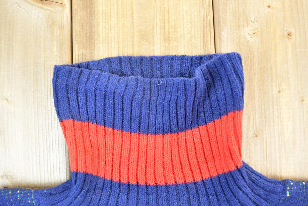 Vintage 1990s Alain Manoukian Knit Turtleneck Sweater /