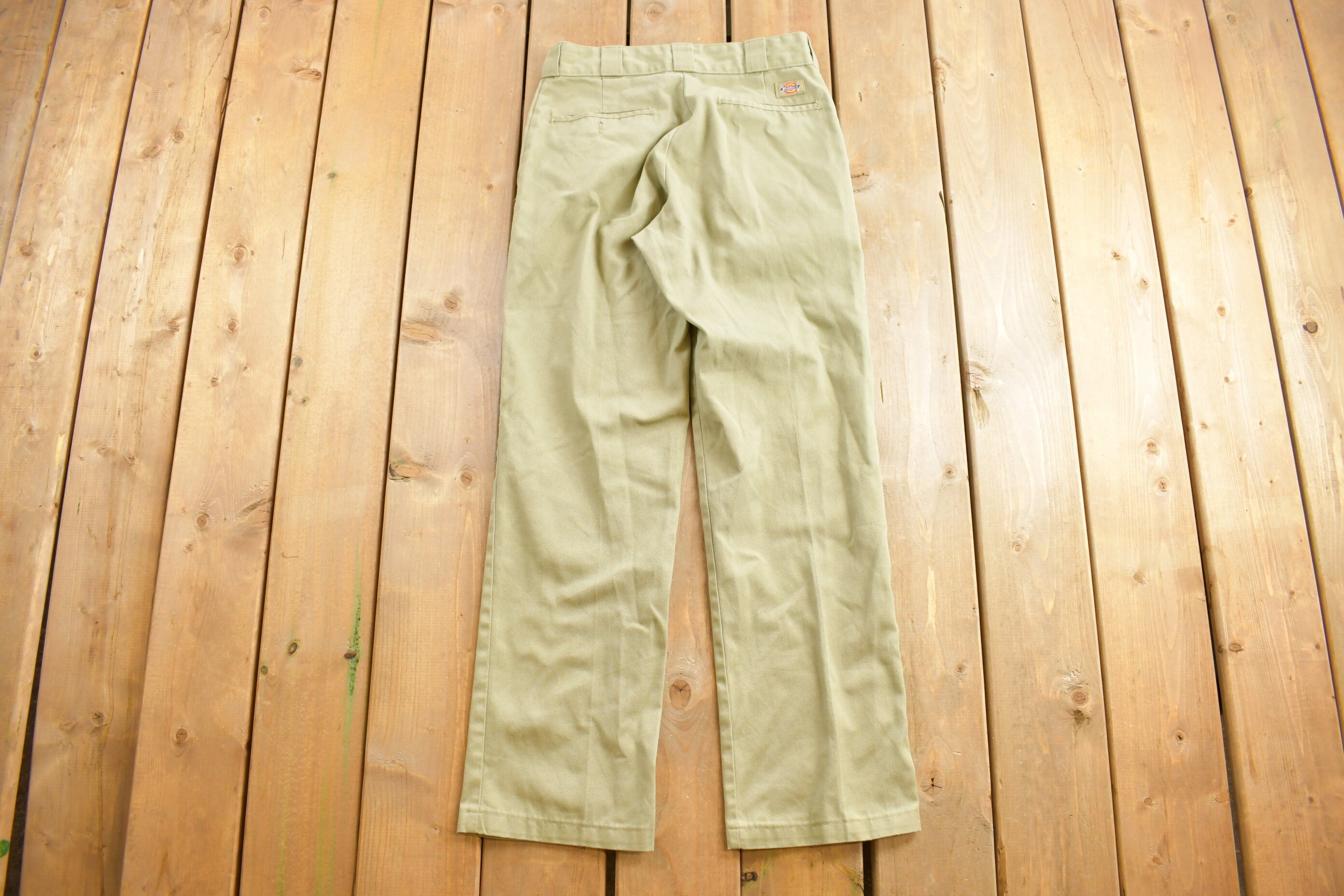 Vintage 1990s Green Dickies 874 Original Fit Pants Size 30 x 30.5