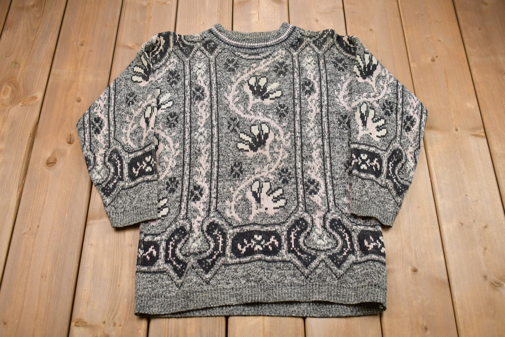 Vintage 1990s Abstract Knitted Sweater