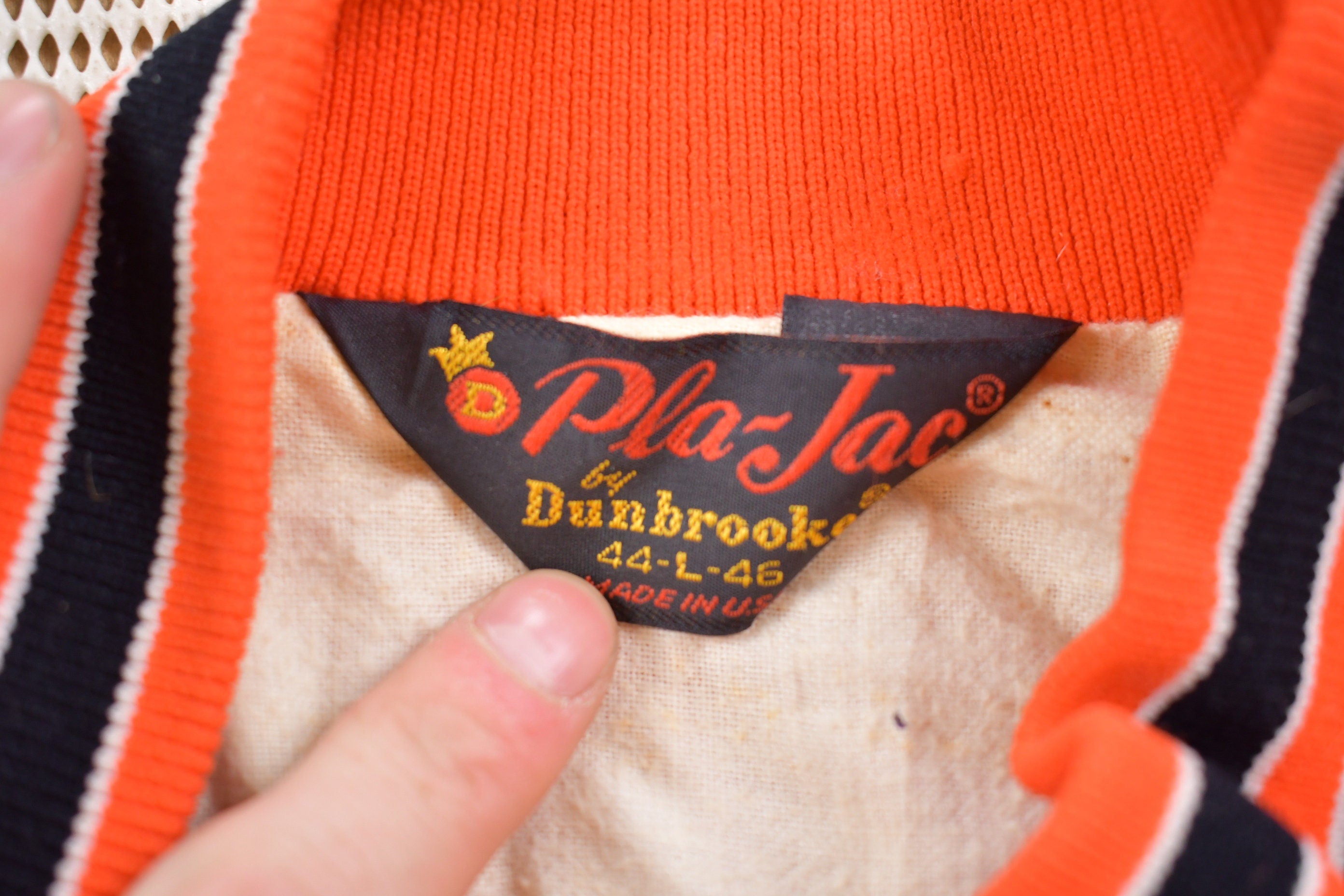 Vintage 1980s Pla-Jac Sportswear Bomber Jacket