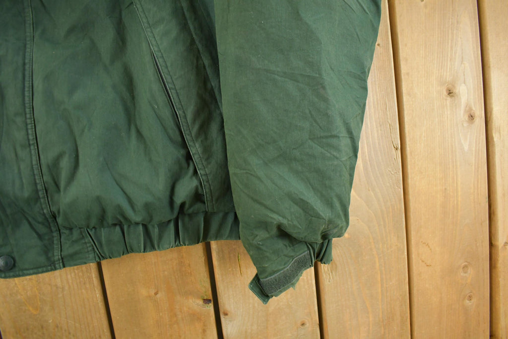 Vintage 1990s Eddie Bauer Full Zip Down Jacket Men's Tall XL