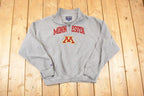 Vintage 1990s Jansport Minnesota Quarter Zip Embroidered University Crewneck Sweater Mens L