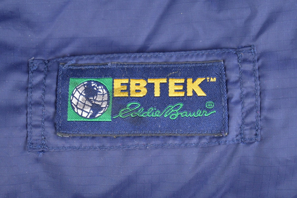 Vintage 1990s Eddie Bauer EBTEK Goose Down Reversible Puffer Vest  90s Vest  Streetwear  Outdoorsman  Hiking  Ski Vest