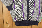 Vintage 1980s Laurel Womens Knitted Cardigan Sweater