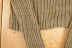 Vintage Y2K One Step Up Ribbed Knit Crewneck Sweater Women's S / Abstract Pattern 3D Knitted Sweatshirt