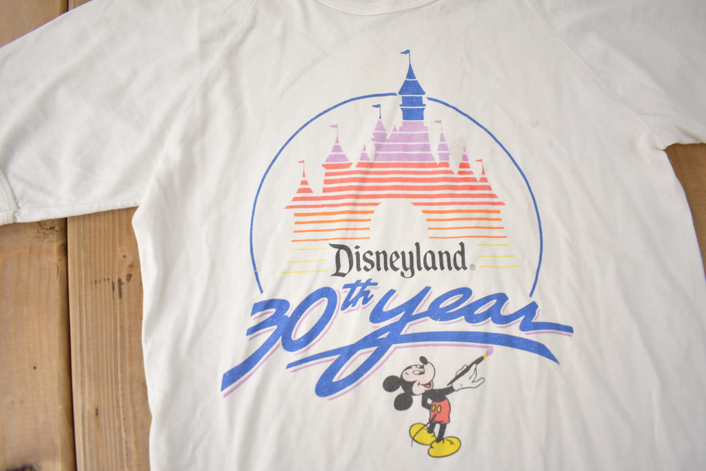 Vintage 1985 Disneyland 30th Anniversary Graphic T-Shirt Made In USA