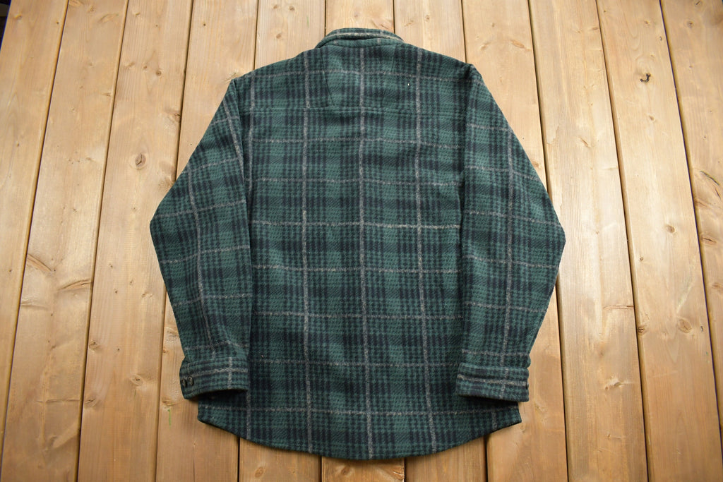 Vintage 1990s Van Heusen Plaid Button Up Shirt