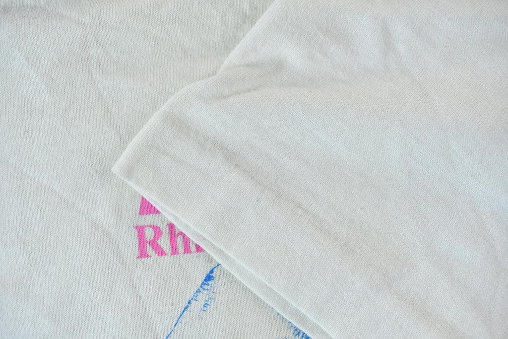 Vintage 1990s Zebco Rhino Fishing Rod Single Stitch Graphic Rhino T-Shirt
