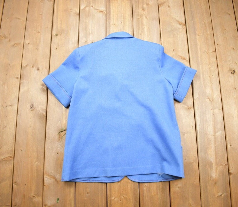 Vintage 1980s Graff Sky Blue Blazer