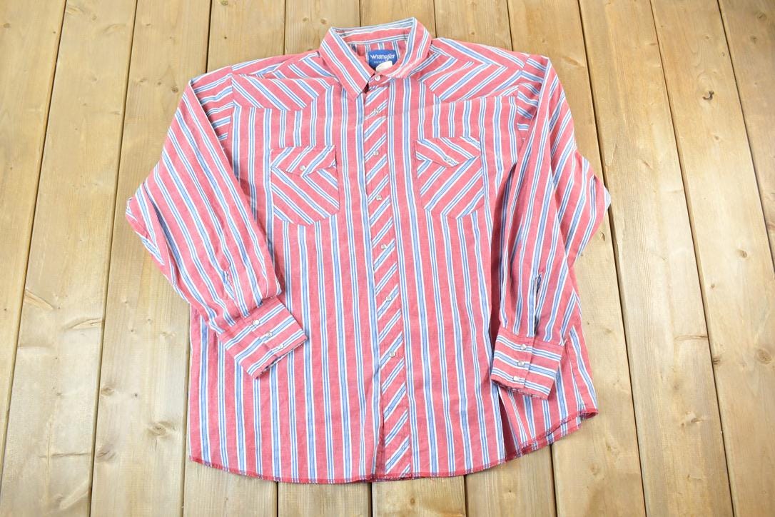 Vintage 1990s Wrangler Button Up Western Shirt