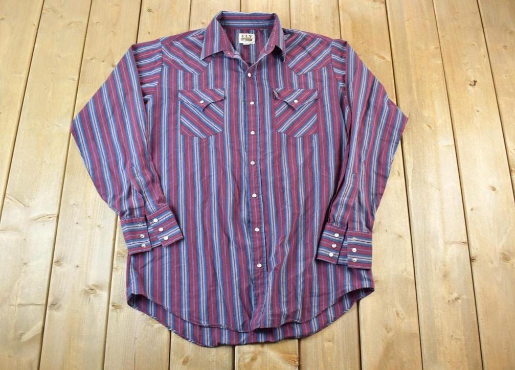 Vintage 1990s Ely Cattleman Western Button Up Shirt