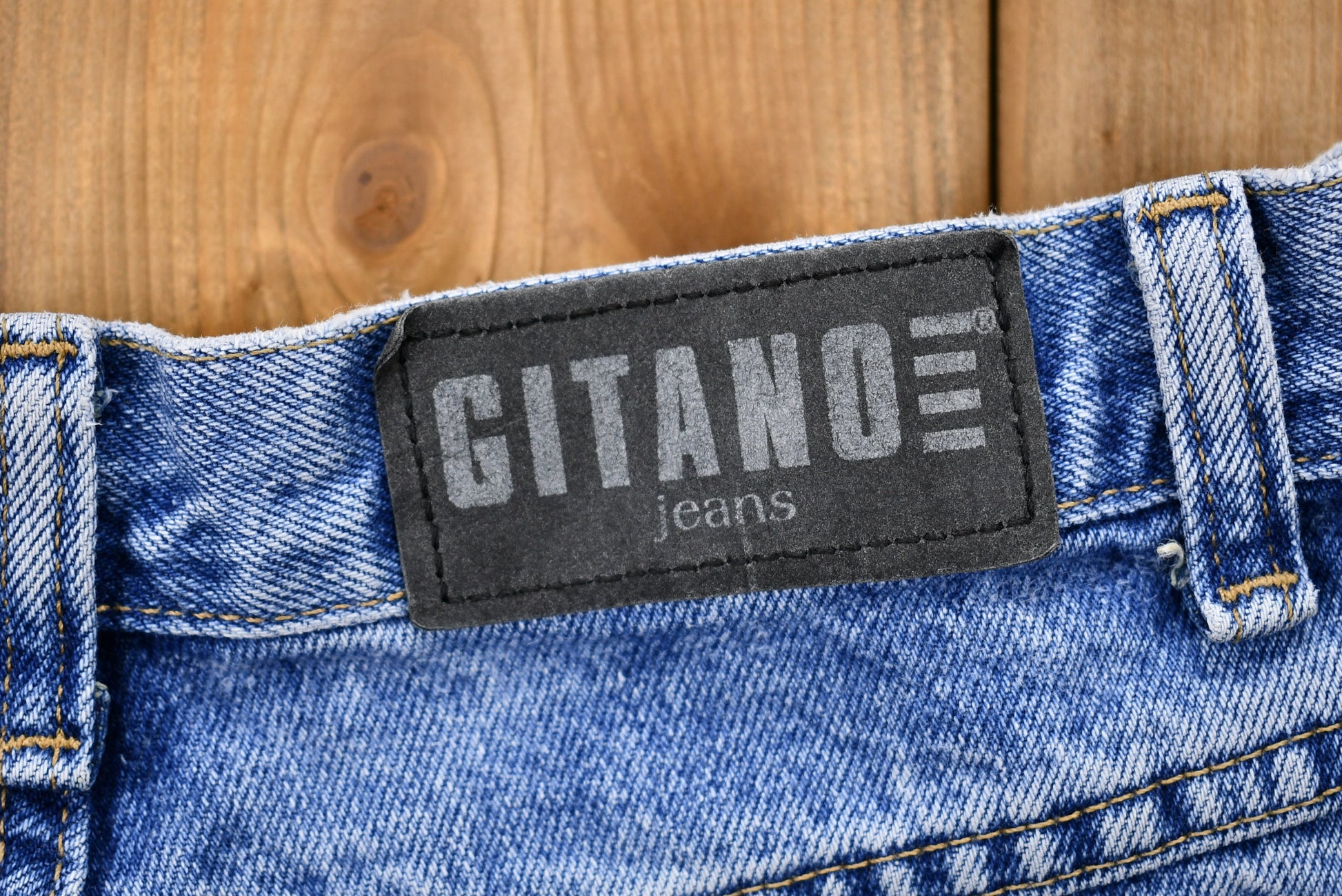 Vintage 1980s Gitano Light Wash Tapered Mom Jeans